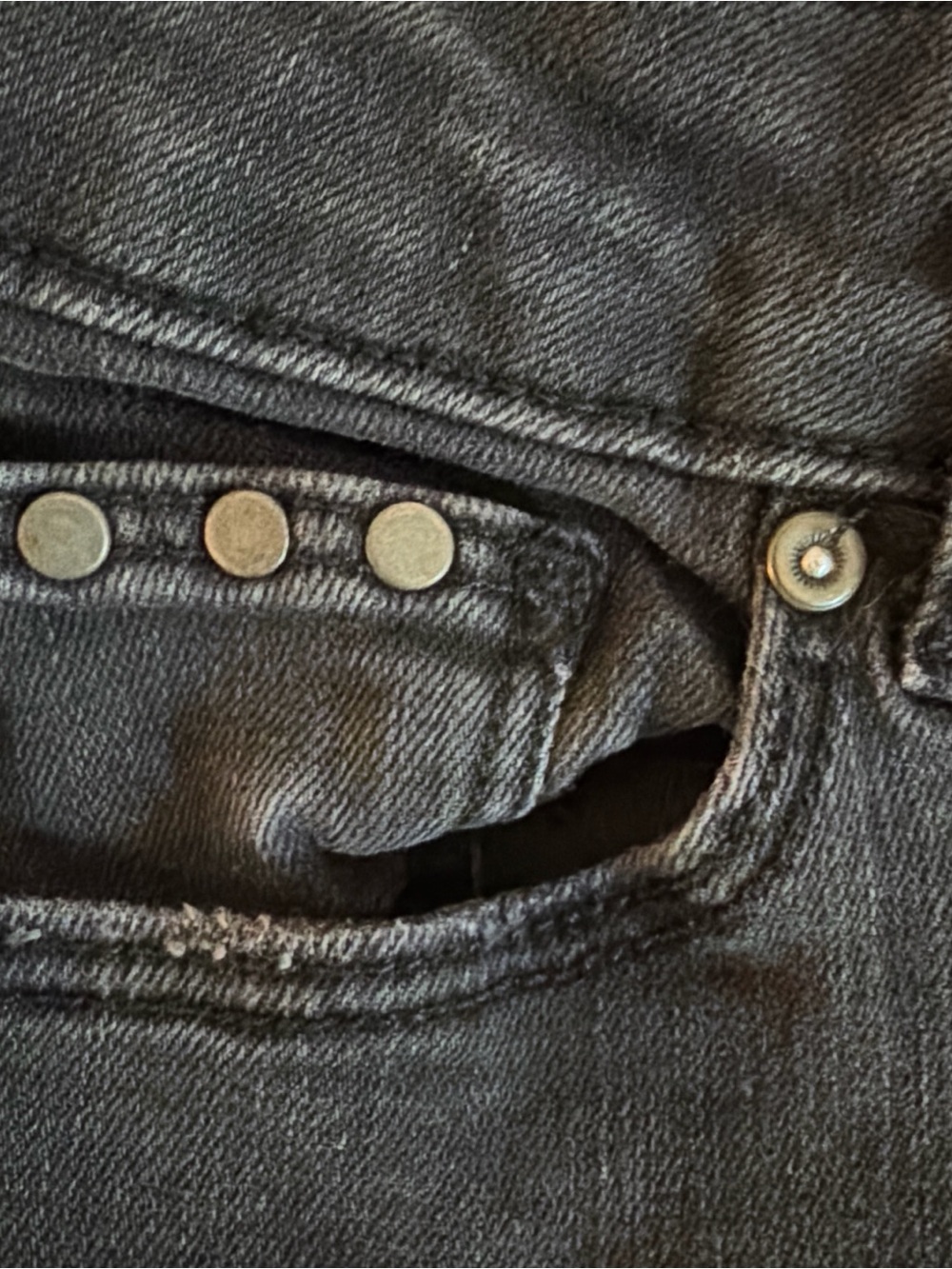 Zara Women's Skinny Jeans - Charcoal Gray - Picture 5 of 5